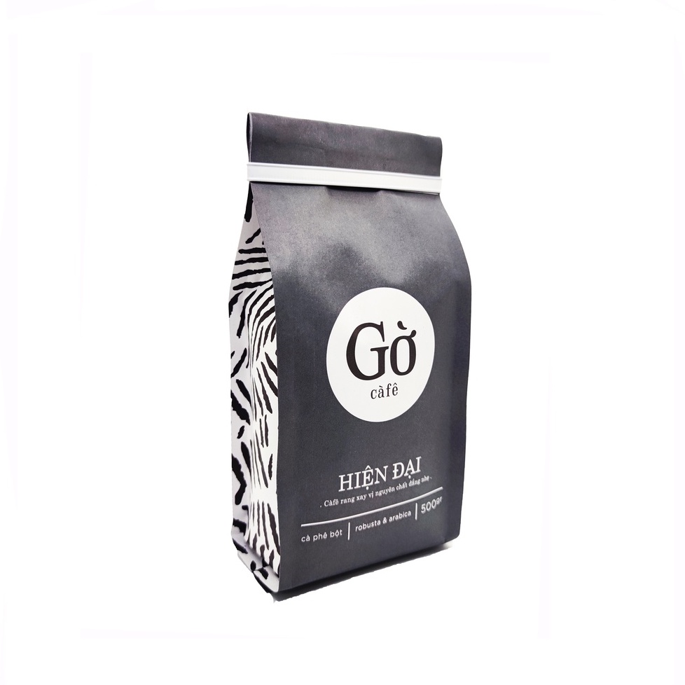 500GR- Gu HIỆN ĐẠI (đắng dịu) - Cà phê bột rang xay nguyên chất Robusta & Arabica - Gờ cafe