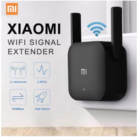 Thiết Bị Khuếch Đại Sóng Wifi Xiaomi 300mbps Kèm 2 Đầu Phát Tín Hiệu