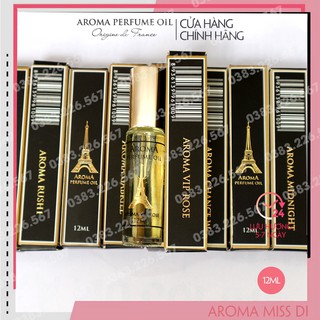 Tinh dầu nước hoa pháp aroma dạng lăn 12ml