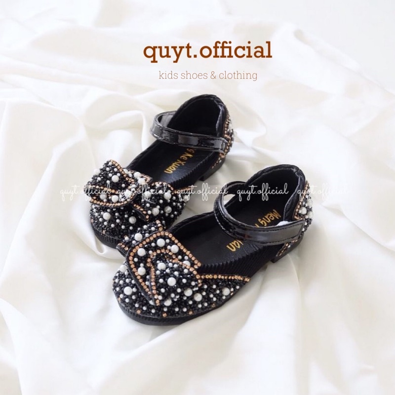 [ Có sẵn/ Ảnh tự chụp] Giày búp bê bé gái đính đá tiệm nhà Quýt