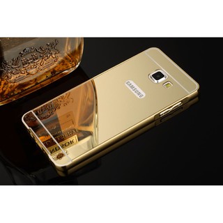 SAMSUNG GALAXY J5 PRIME - ỐP LƯNG TRÁNG GƯƠNG VIỀN KIM LOẠI