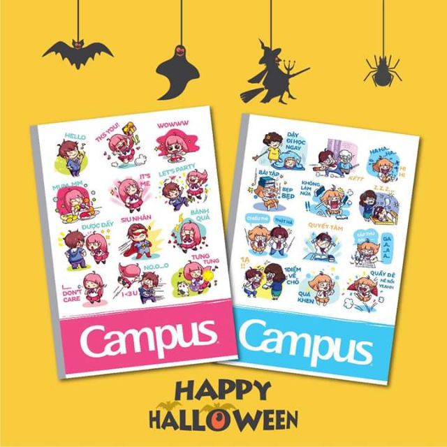 [sỉ ib] Vở kẻ ngang campus 80 trang