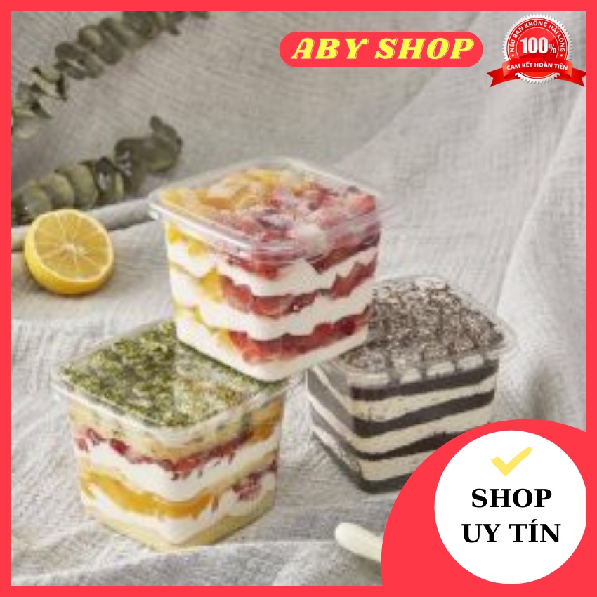 100 hộp nhựa nắp đậy b10 ⚡ HÀNG LOẠI 1 ⚡ hộp nhựa nắp đập giúp bạn bảo quản những chiếc bánh dễ dàng