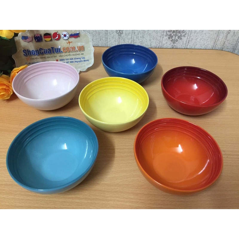 SET 6 BÁT ĂN CƠM CẦU VỒNG LE CREUSET 12 CM
