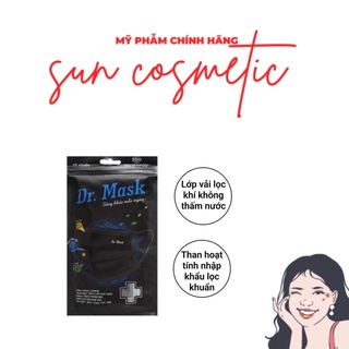 Túi 10 khẩu trang than hoạt tính- khẩu trang trẻ em 4 lớp - dr.mask