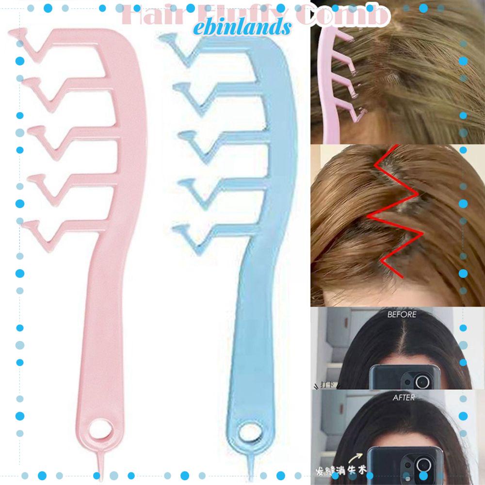 Lược Chải Tạo Kiểu Tóc Bồng Bềnh Hình Chữ Z 4 Màu Tùy Chọn EBINLANDS