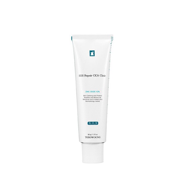 TOSOWOONG SOS Repair Cica Clinic Zinc Oxide 10% Cream 50g