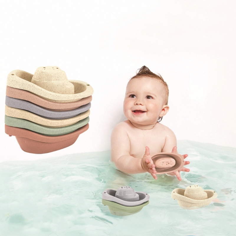 1 Bộ Đồ Chơi Thuyền Nổi Trên Mặt Nước Bằng Nhựa Vui Nhộn Cho Bé Se