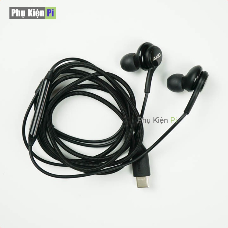 Tai nghe AKG Note 10 Note 20 S20 chân Type C chính hãng Note 10 Plus, S20 plus, S20 Ultra tặng 4 nút tai phụ