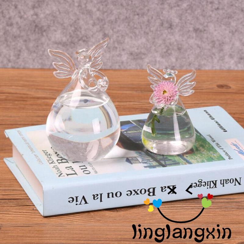 Bình Hoa Thủy Tinh Hình Thiên Thần Dễ Thương Trang Trí Nhà Cửa