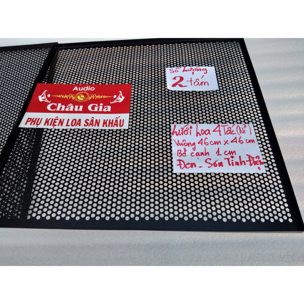 Lưới loa 46cm x 46cm 2 tấm Audio Châu Gia