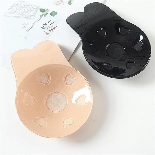 2 Miếng Dán Nâng Ngực Silicon Chống Xệ Hình Tai Thỏ Playboy PK012