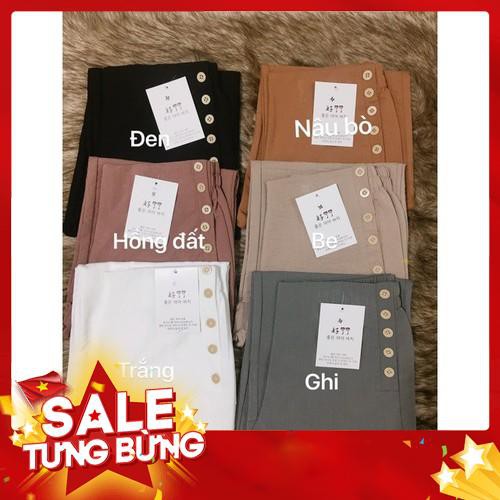{Sale sốc} {XẢ KHO} Quần Đũi Cúc Ống Rộng Xuất Hàn mã 147(Ảnh thật ) Siêu rẻ ..