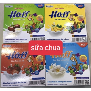 Sữa chua hoff interbos 220g đủ vị