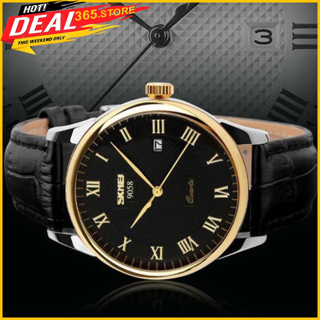 [Chính Hãng] Đồng Hồ Nam SKMEI 9058, Đồng Hồ Nam Dây Da, Sang Trọng, Lịch sự - 365.Store | BigBuy360 - bigbuy360.vn