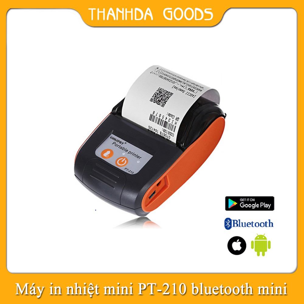 Máy in nhiệt POS PT-210 được sử dụng để in biên nhận / giấy biên nhận như biên lai thanh toán 58mm