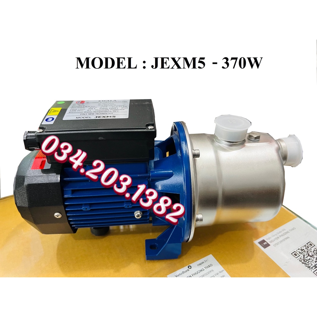 Máy bơm nước ewara đầu inox - jexm5