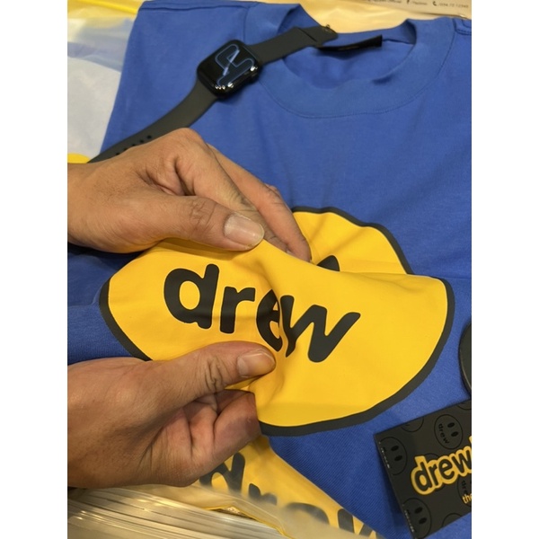 🌟 - Áo thun  Drewhouse bản mặt cười Mascot 2 màu đỉnh nhất, Drewhouse Mascot Tee