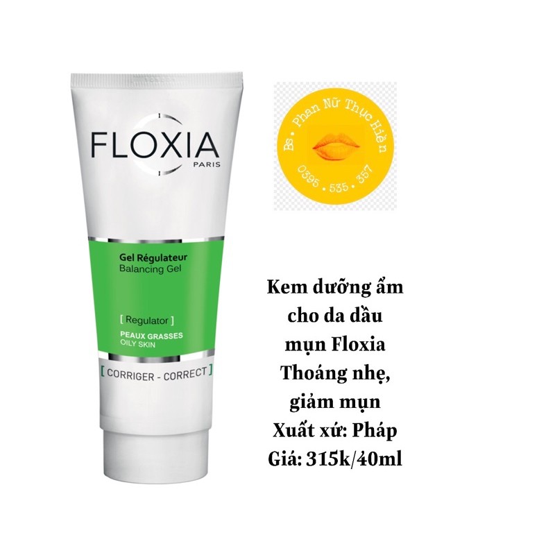 Dưỡng ẩm cho da dầu mụn Floxia Balancing Gel 40ml