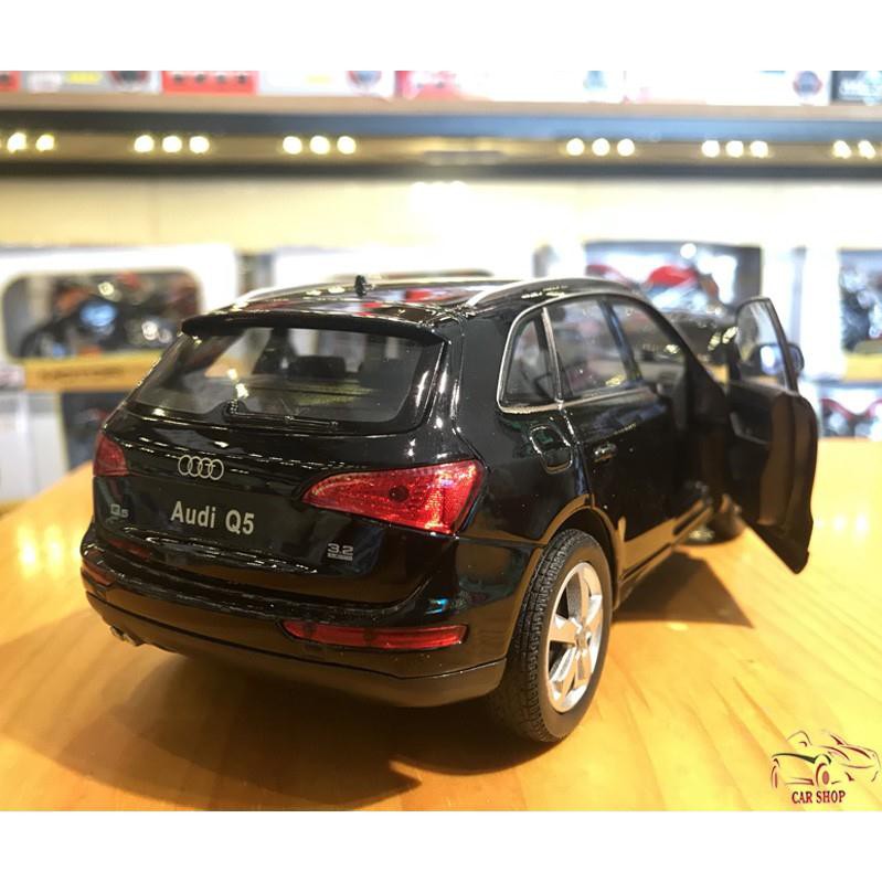 [ FREE SHIP ĐƠN 50K] Mô hình xe ô tô SUV Audi Q5 hãng Welly FX đen cao cấp