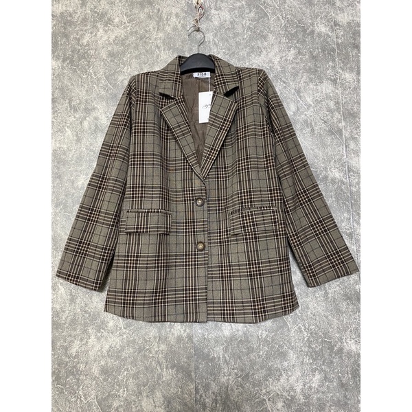 Áo blazer nữ 2 lớp, áo vest dài tay cao cấp 2 màu đen/nâu/be phong cách hàn quốc - Thời trang SHOPLORA