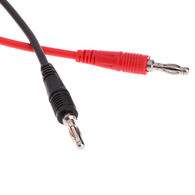 Set 2 Dây Cáp Kẹp Cá Sấu 4mm 1m