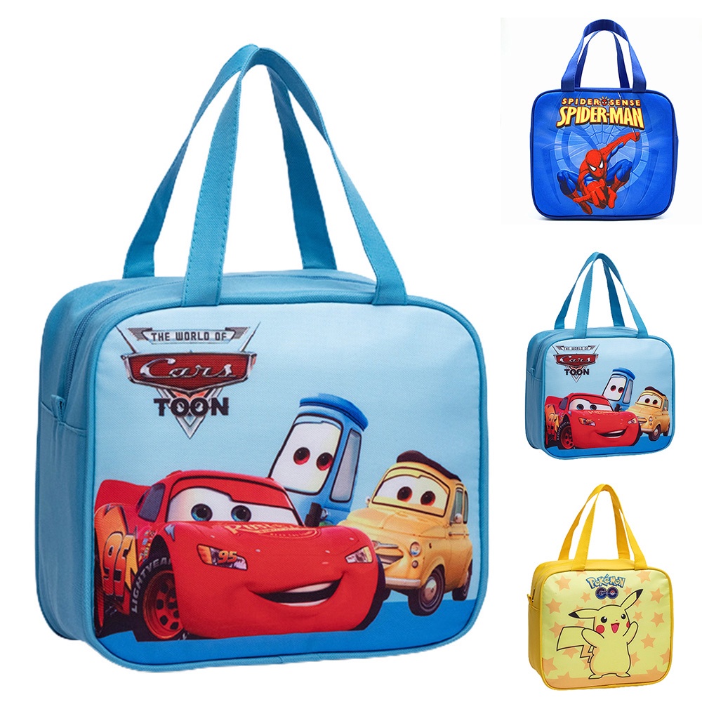 Túi cơm giữ nhiệt không thấm nước Túi Đựng Hộp Cơm Trưa Họa Tiết Hoạt Hình Dễ Thương Cho Các Bé