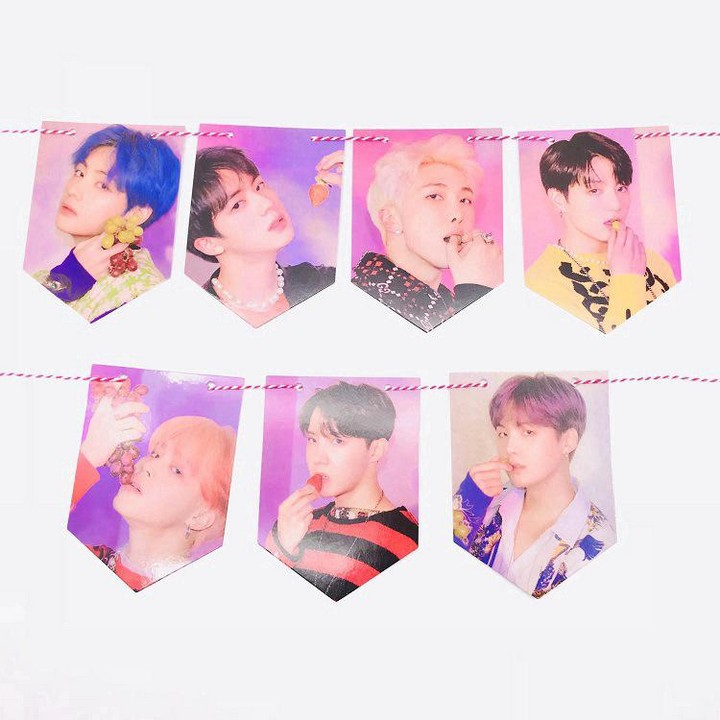 Cờ treo BTS cờ treo Map of the Soul: Persona thiết kế độc đáo, mới lạ