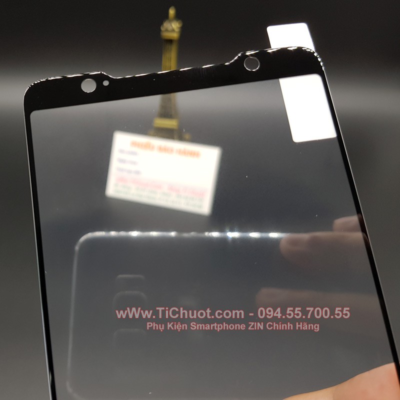 Kính Cường Lực Asus ROG Phone 1 FULL Màn, FULL KEO Silicon