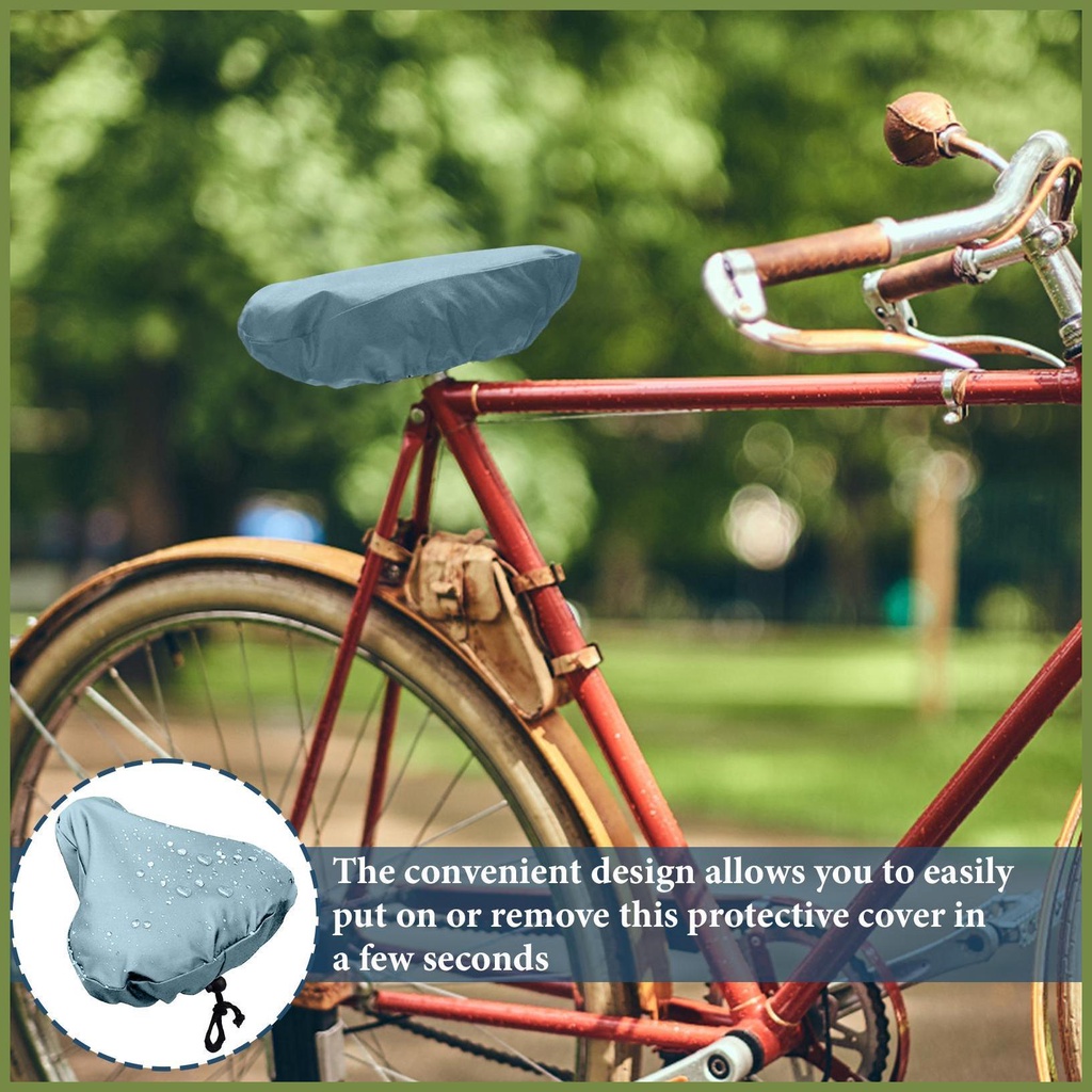 Vỏ Bọc Yên Xe Đạp Có Dây Rút Chống Thấm Nước Cho Nữ