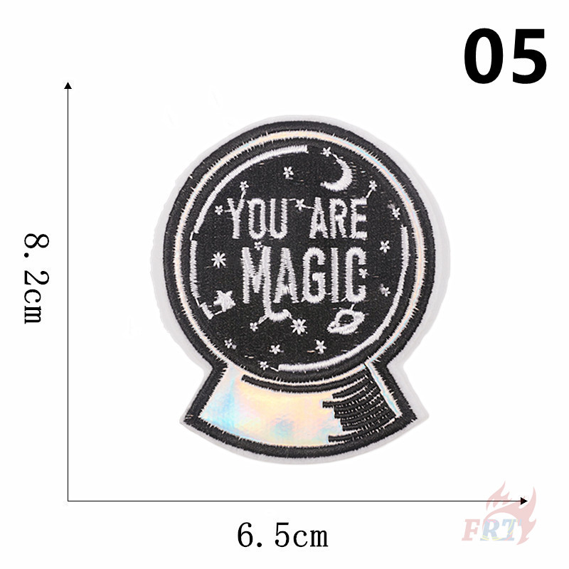 1 Miếng Dán Ủi Quần Áo Hình Côn Trùng Và Mặt Trời Màu Holographic