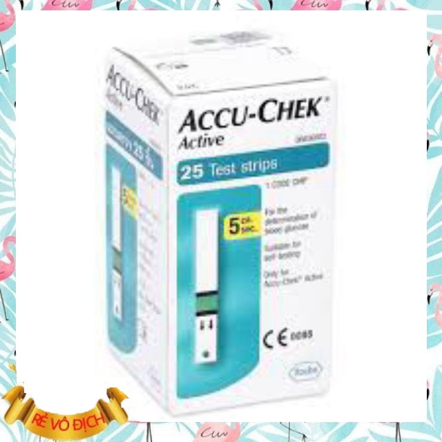 QUE THỬ ĐƯỜNG HUYẾT ACCU-CHEK ACTIVE HỘP 50 TEST CHÍNH HÃNG