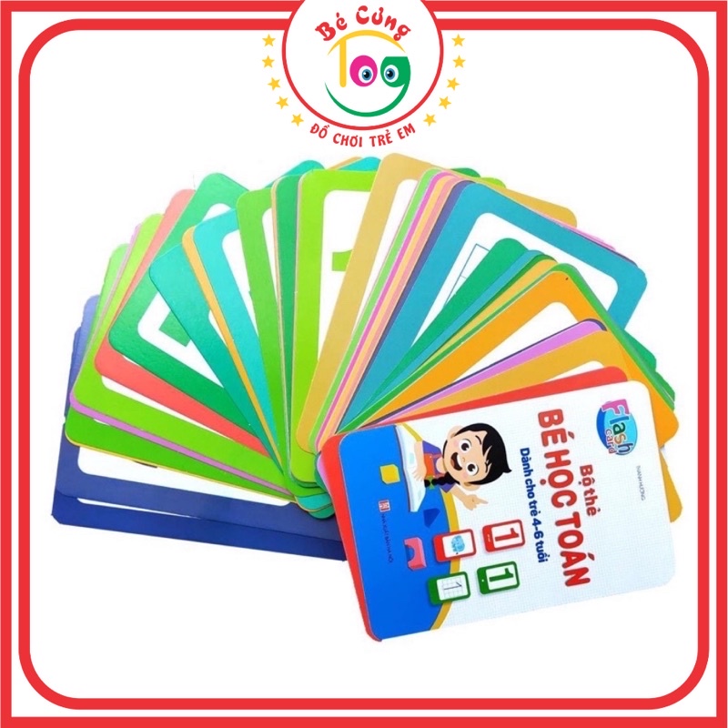 Flashcard Bộ Thẻ Học Toán, Chữ Cái Và Chữ Ghép Size Lớn, Thẻ Học Thông Minh Glenn Doman Dành Cho Bé