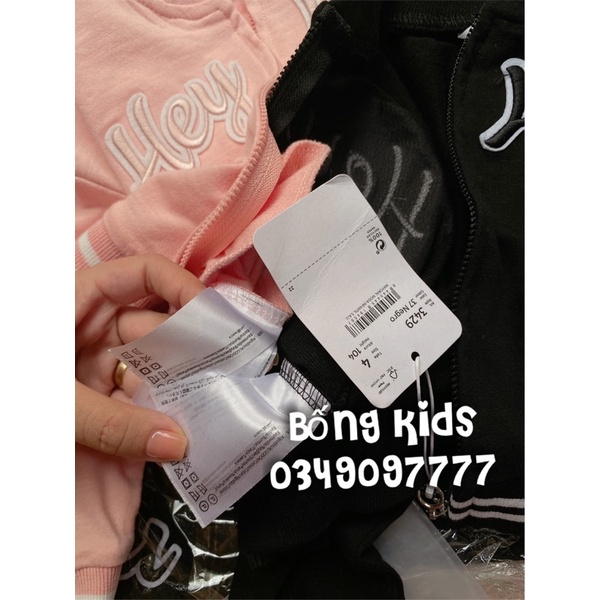 Áo Bomber Lửng Bé Gái Da Cá Mỏng Nhẹ MOR