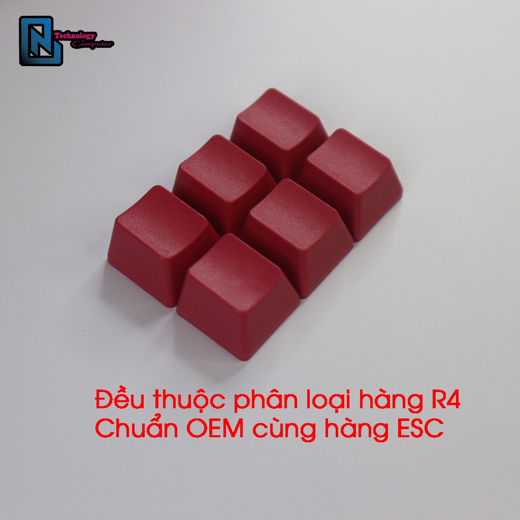 Keycap PBT Lẻ 1U Hàng R4 Chuẩn OEM In DyeSub