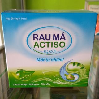 Siro mát gan RAU MÁ ASTISO KOZO thanh nhiệt, giải độc