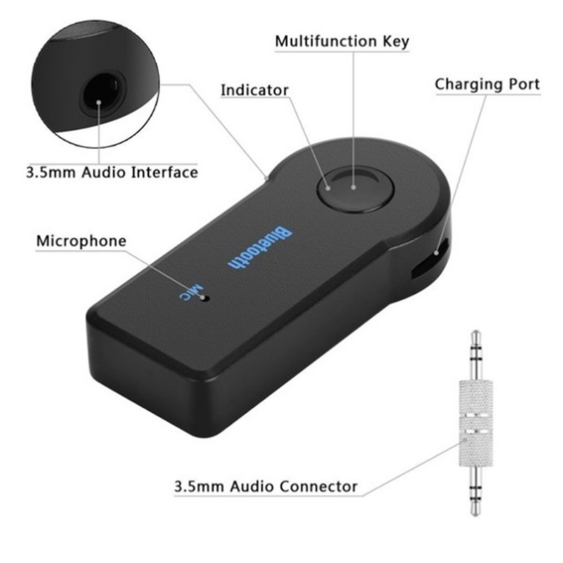 Thiết bị nhận tín hiệu âm thanh Bluetooth 4.0 Aux Usb 3.5mm chất lượng cao