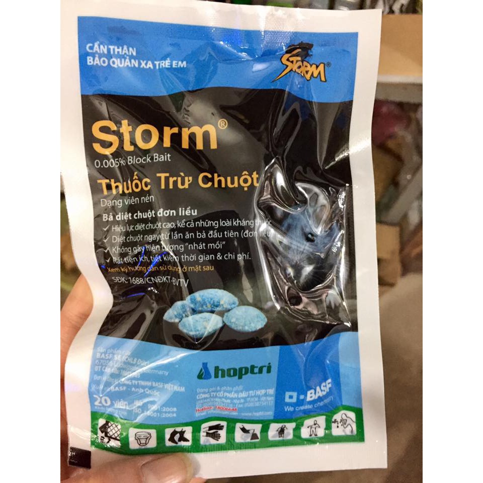 Thuốc diệt chuột dạng viên Storm