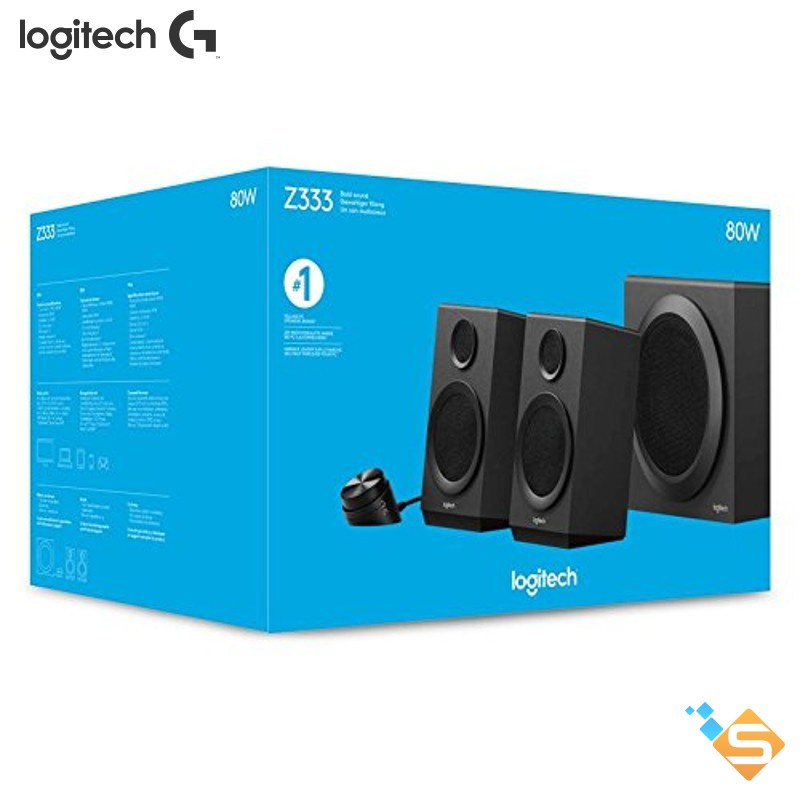 Loa vi tính cao cấp 2.1 LOGITECH Z333 Công Suất 40W - Bảo Hành Chính Hãng 1 Năm