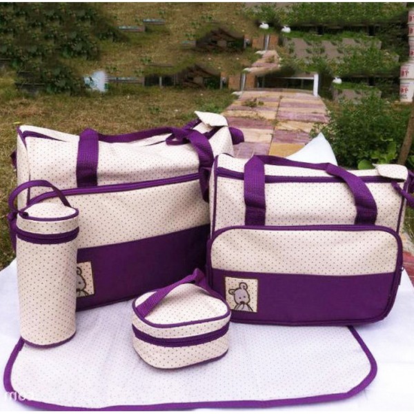 Set túi đựng đồ mẹ và bé 5 chi tiết
