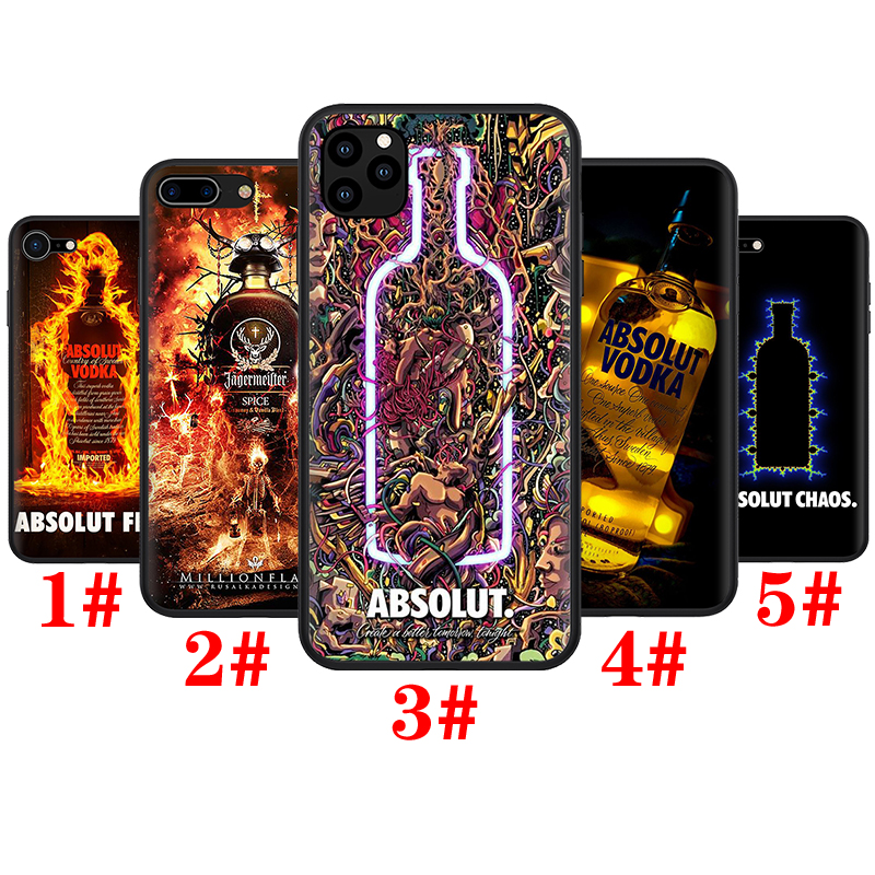 Ốp Lưng Silicone Họa Tiết Logo Xb1 Abslut Vodka Thời Trang Cho Iphone 8 7 6s 6 Plus 5 5s Se 2016 2020