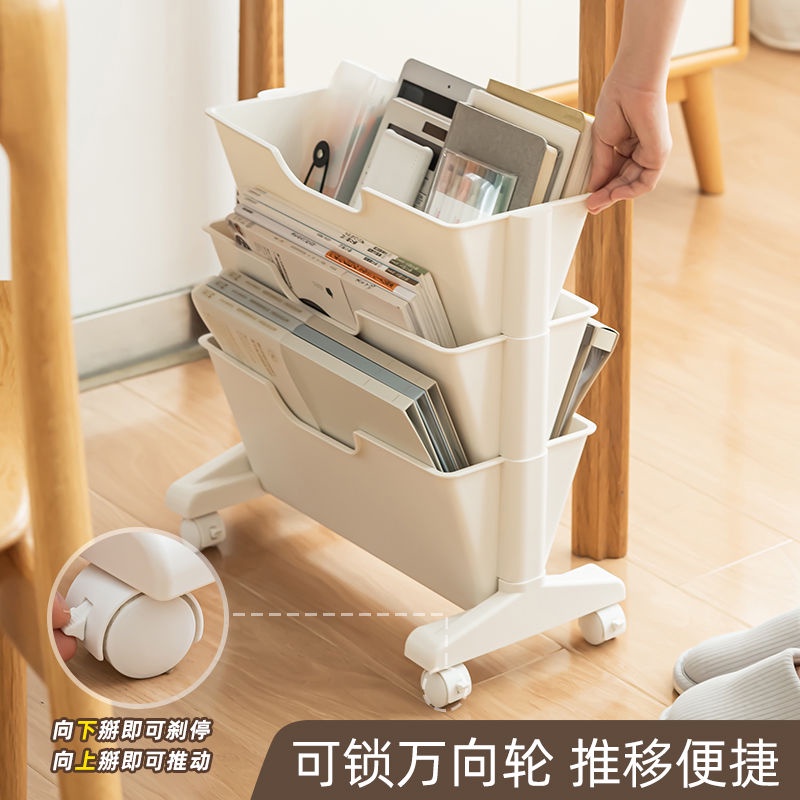 Kệ Đựng Sách Sức Chứa Lớn Có Thể Di Chuyển Siêu Bền Tiện Dụng Cho Học Sinh / Văn Phòng