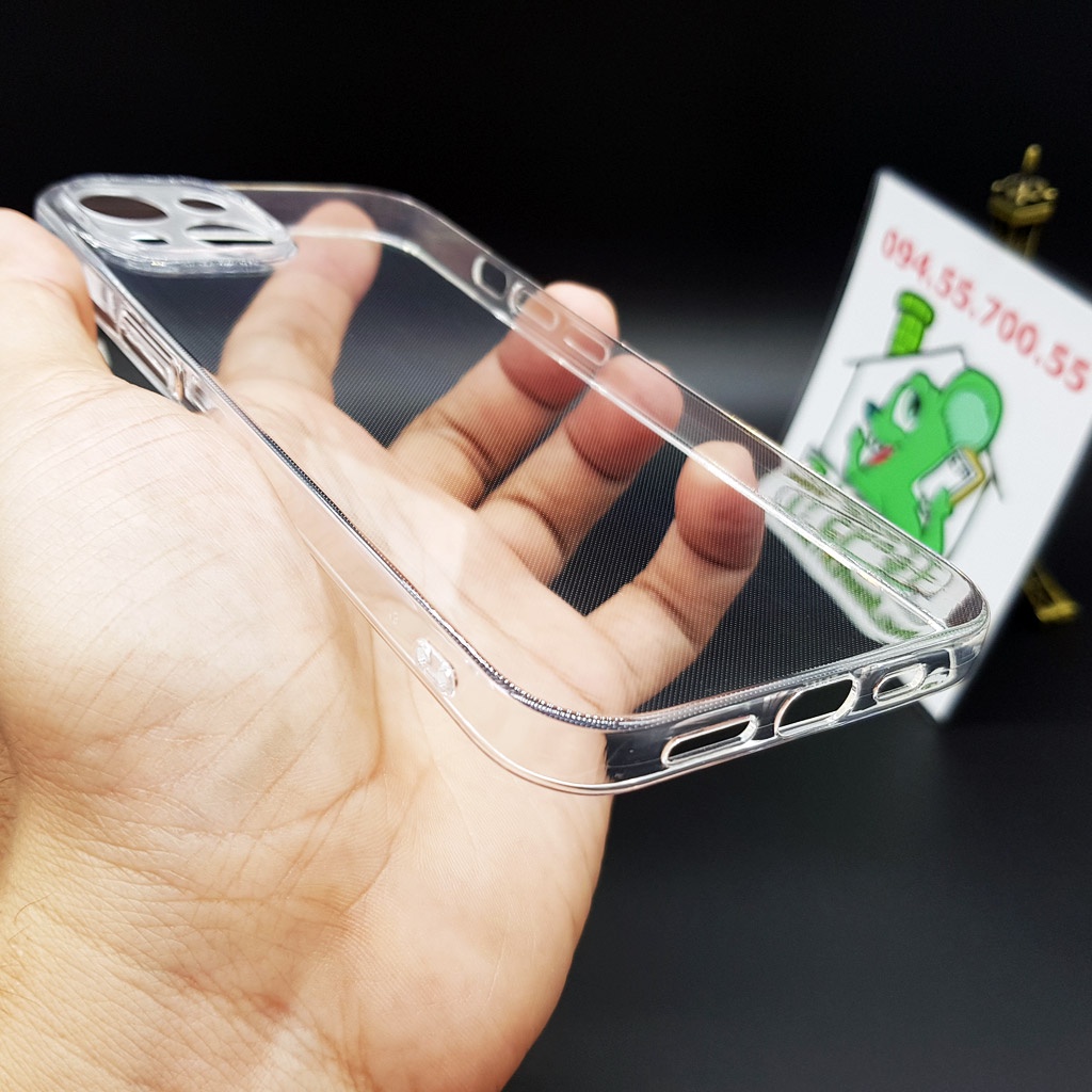Ốp lưng iPhone 13 Mini 5.4" Silicon Dẻo trong suốt