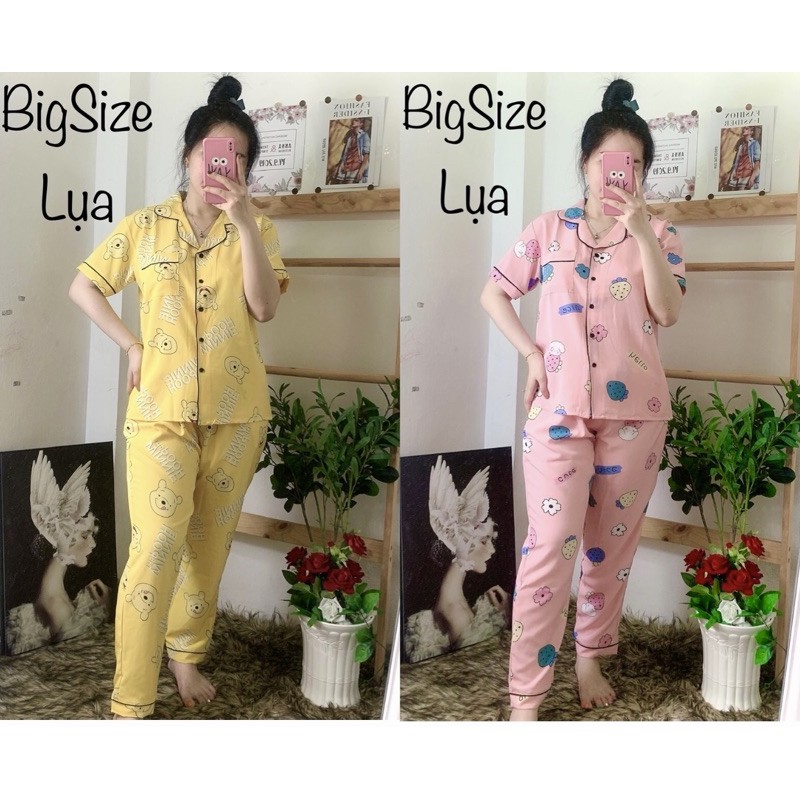 ĐỒ BỘ PIJAMA LỤA HÀN- Tay ngắn quần dài