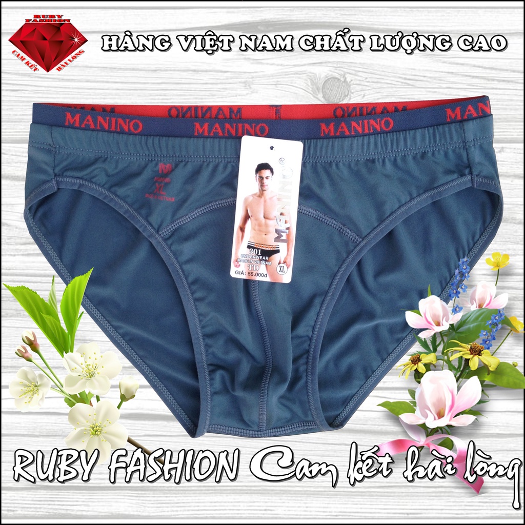 Bộ 5 Quần sịp nam, quần lót nam Manino thun lạnh - Hàng Việt nam chất lượng cao