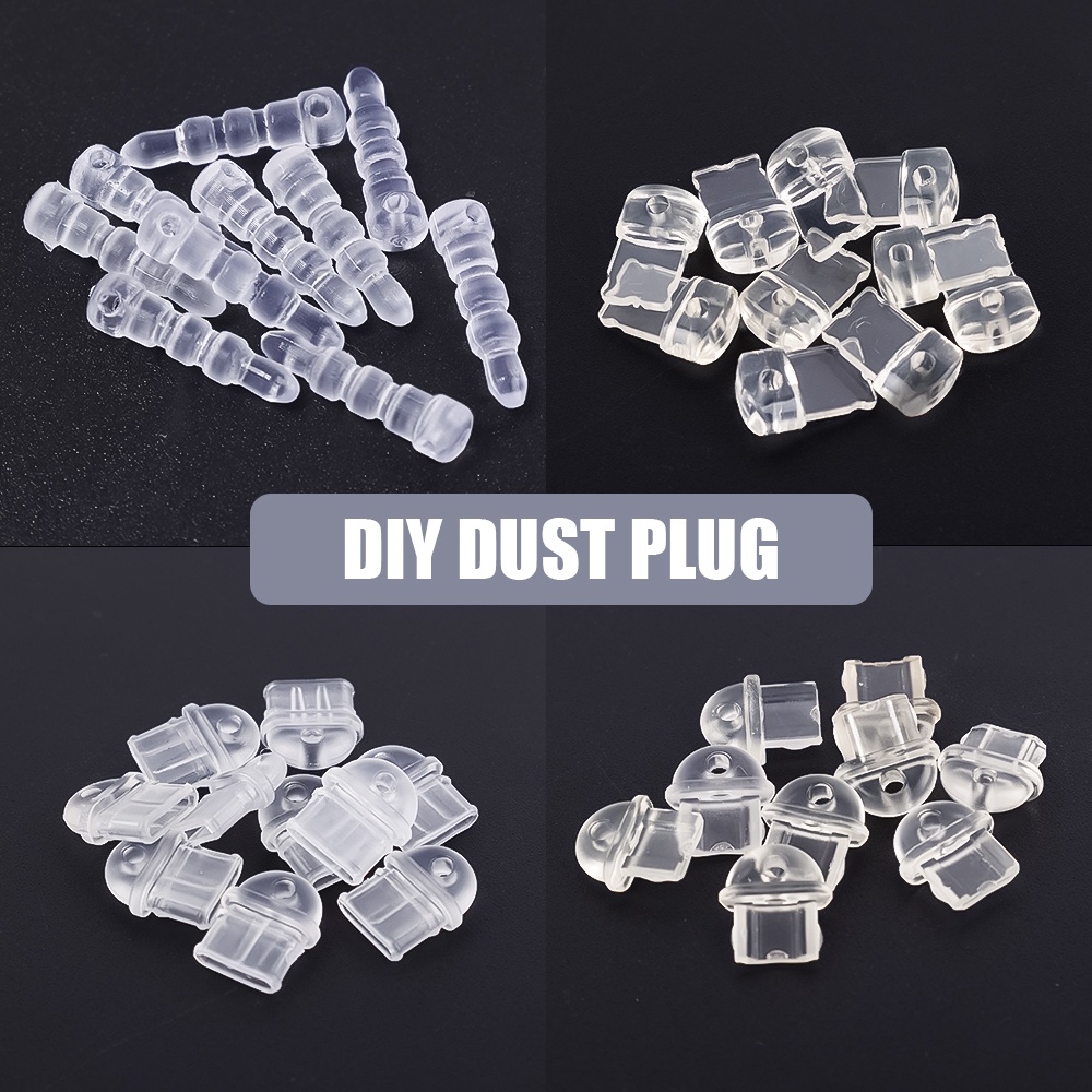 Nút Chặn Cổng Sạc USB Type-C Chống Bụi DIY Cho Điện Thoại
