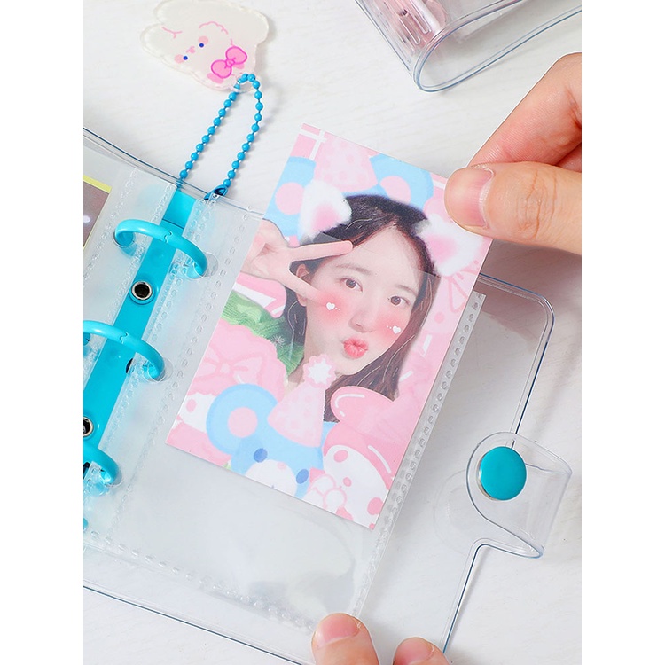 Album Ảnh Trong Suốt 3 Inch 20 Ngăn Họa Tiết Hoạt Hình Dễ Thương