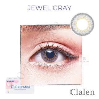 Kính áp tròng màu JEWEL GRAY Hàn Quốc 3 tháng Clalen Vuticle