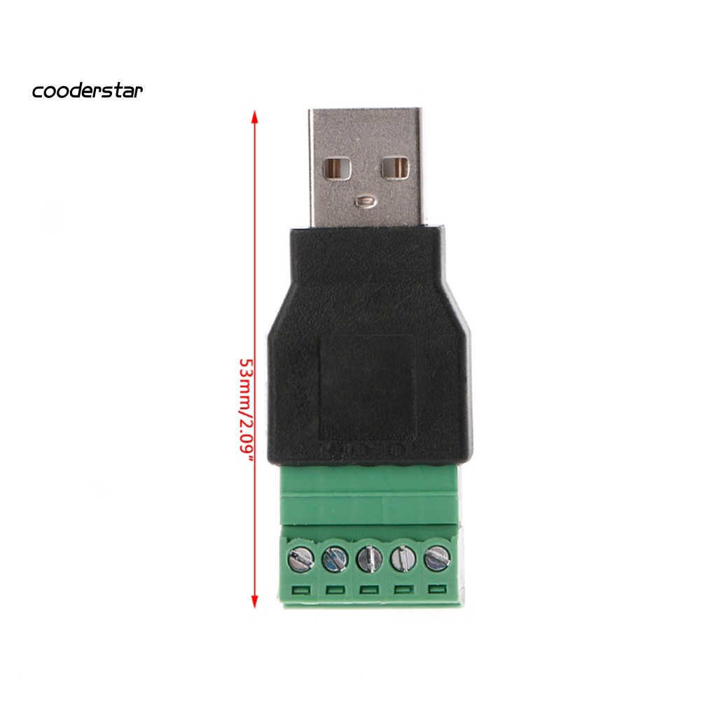 Đầu Nối Usb 2.0 Loại A Đầu Đực / Cái Sang Ổ Cắm Có Khiên Chắn