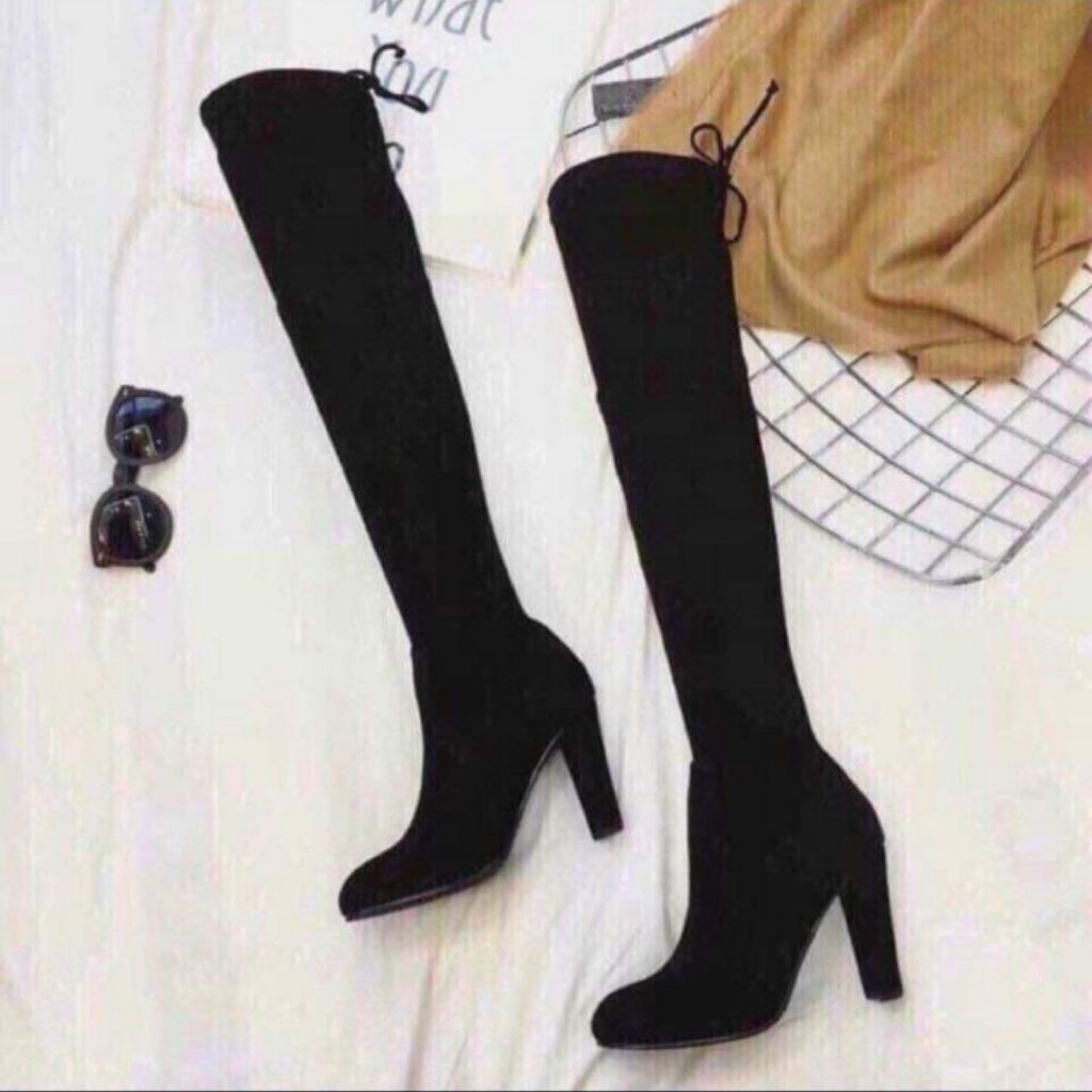 Bốt Boot Đùi Da Lộn Ôm Sát Fullbox Hàng Quảng Châu Cao Cấp